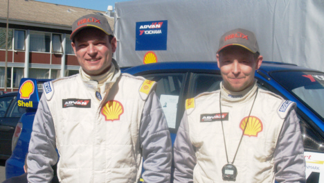 Max Christensen og Mikael Kanstrup strammede grebet i finalen af det spændende rally.